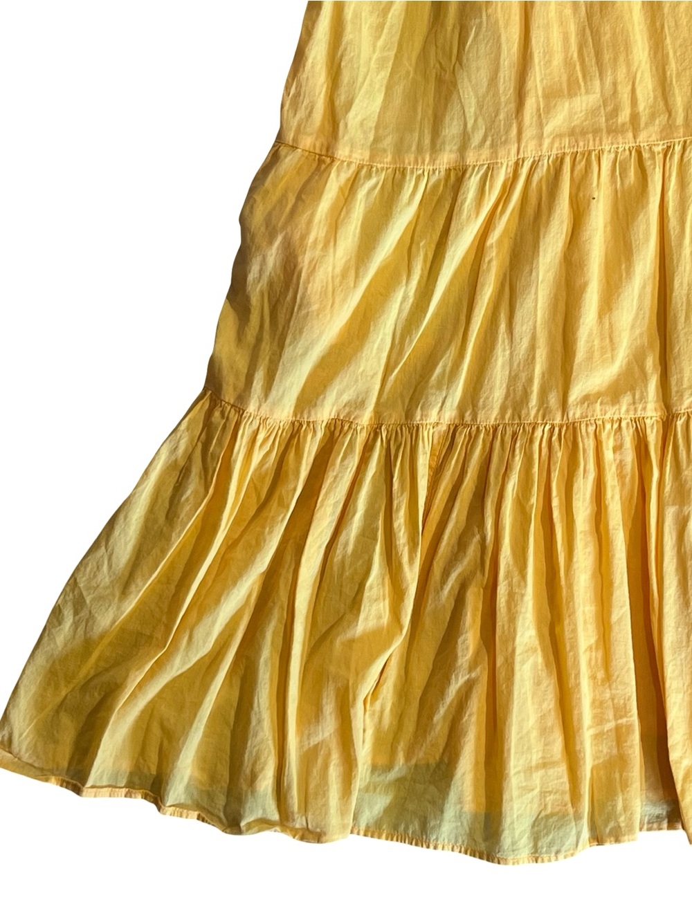 Sundance Yellow Tiered Midi Dress - Picture 4 of 13